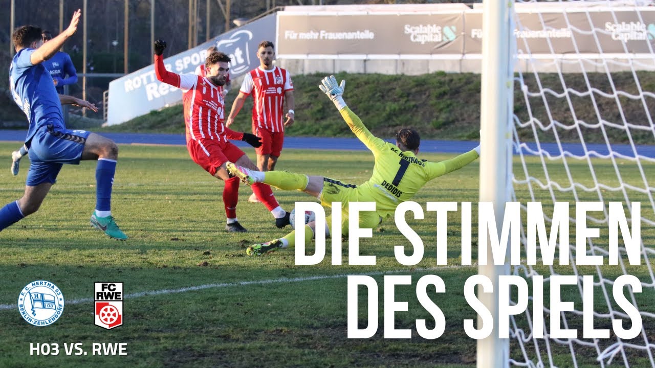Die Stimmen nach dem Auswärtsspiel gegen Hertha 03 Zehlendorf II Inside RWE