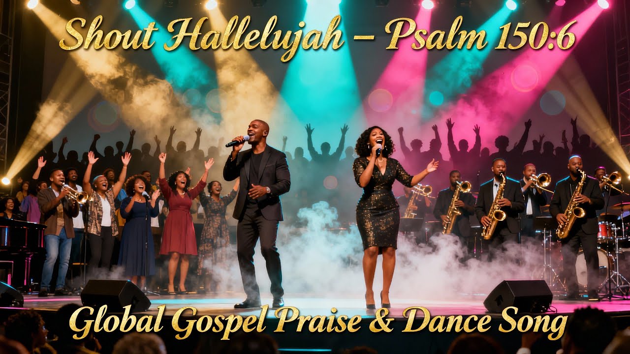 SHOUT HALLELUJAH – Gospel Praise & Dance Music for Celebration | Psalm 150:6 | Am Healed Global