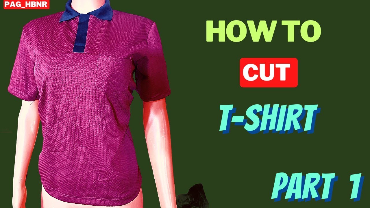 HOW TO CUT POLO SHIRT ¦ Shirt Cutting 