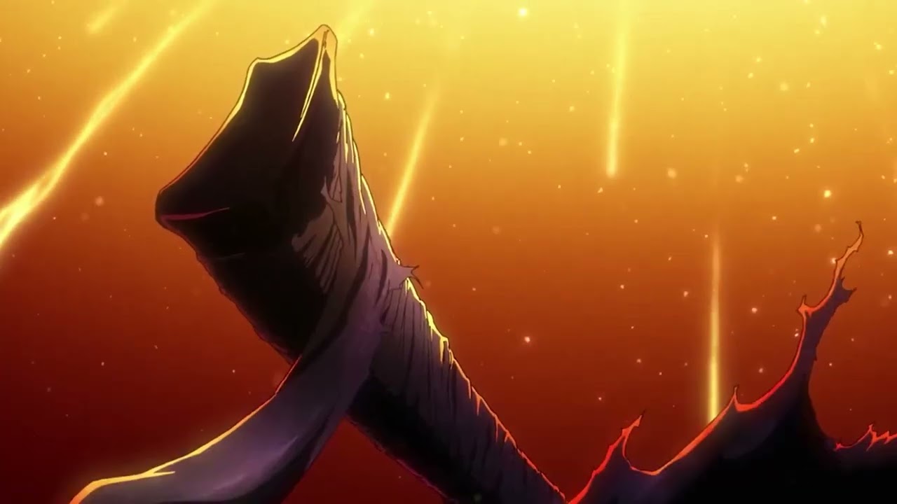 Kenpachi Cut's the meteor | kenapachi vs gremmy | bleach hell arc
