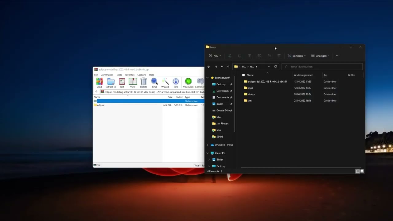 Installation of Eclipse 2022-03 Modeling Tools