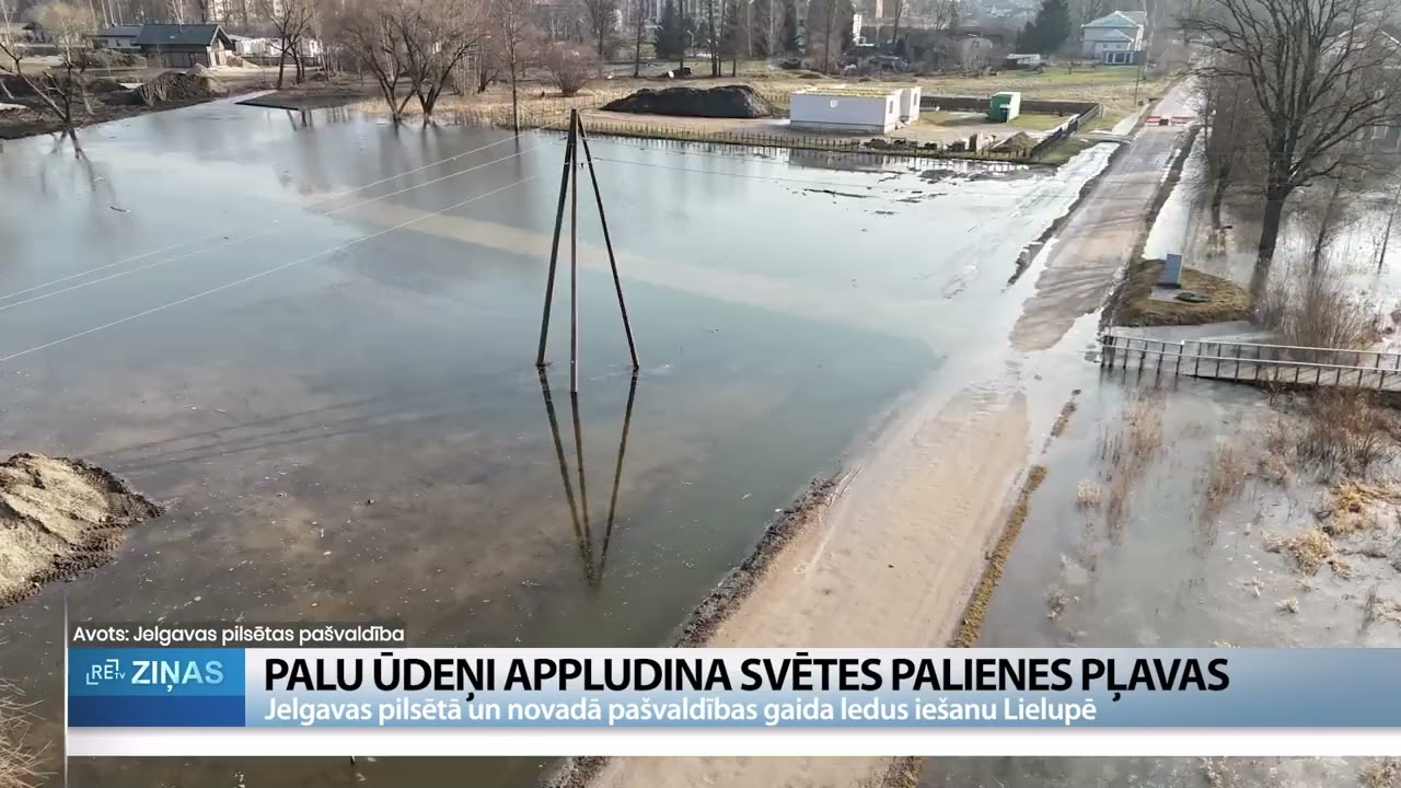 Pavasara pali appludina teritorijas Jelgavā un novadā