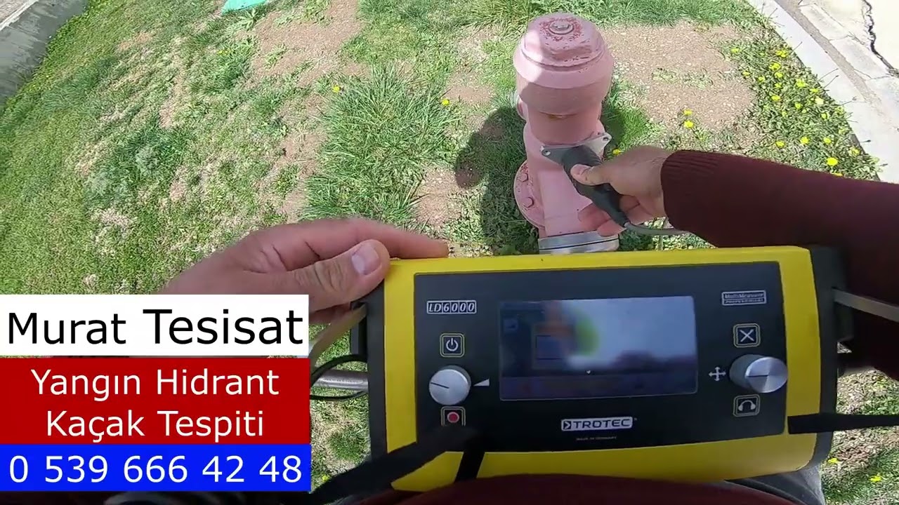 Yangın Hidrat Hattı ve Yer Altı Su Kaçak Tespit Cihazı - Yer Altı Tespit Detektörü