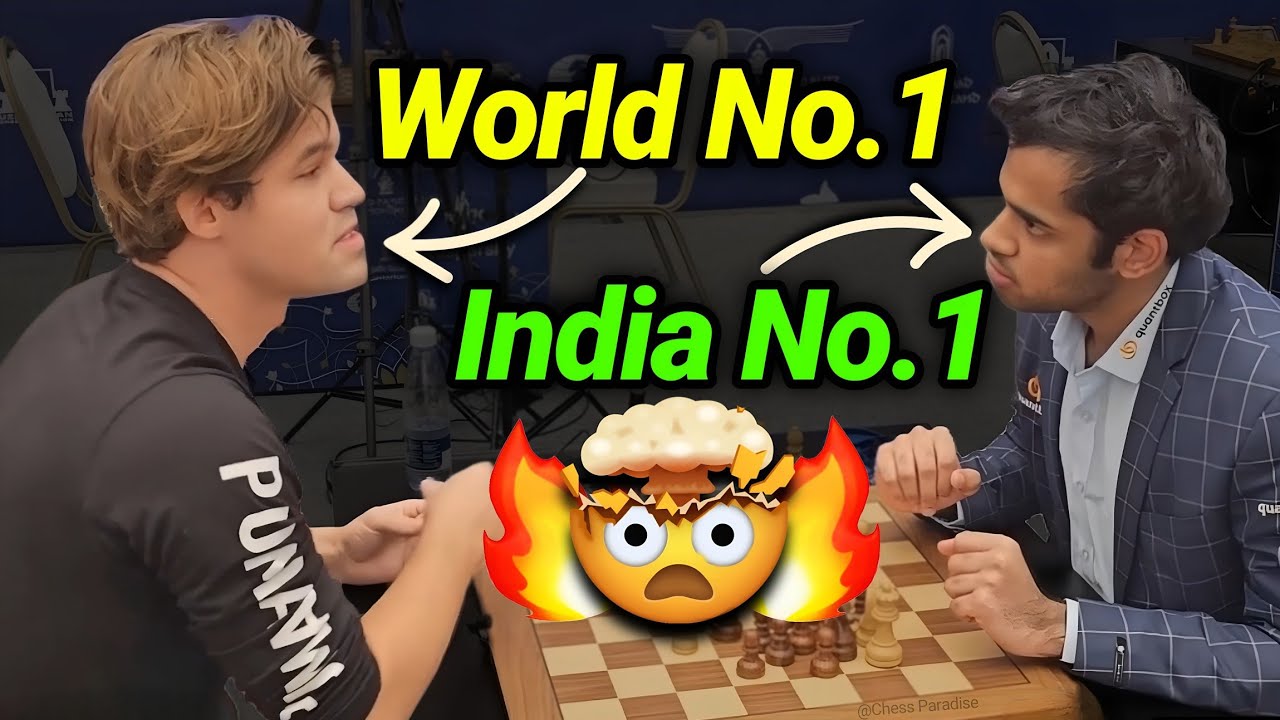 Magnus Carlsen vs India No.1 | Unbelievable Ending! 🤯