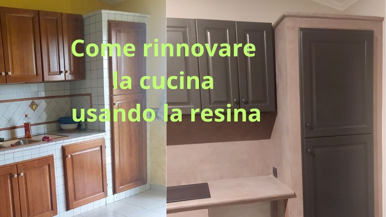 Rinnovare la cucina senza cambiarla con resina e microcemento