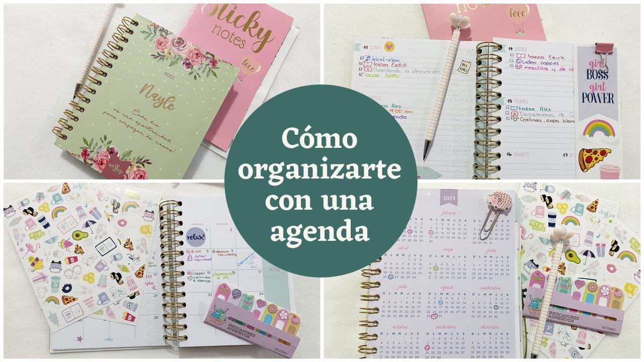 TIPS PARA ORGANIZARTE EN UNA AGENDA/TU DIA A DIA/AGENDA 2021