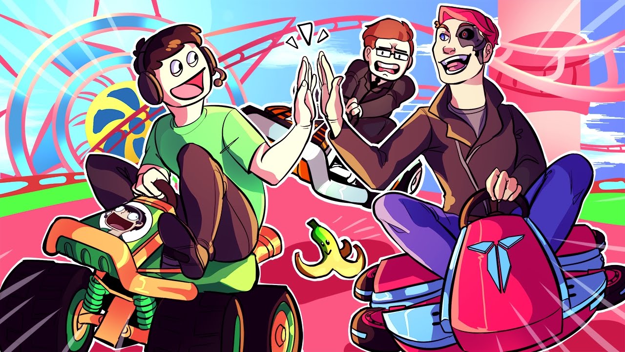 Mario Kart 8 Funny Moments: No Bikes Allowed, Baby Park Redemption & The Irish Americans!