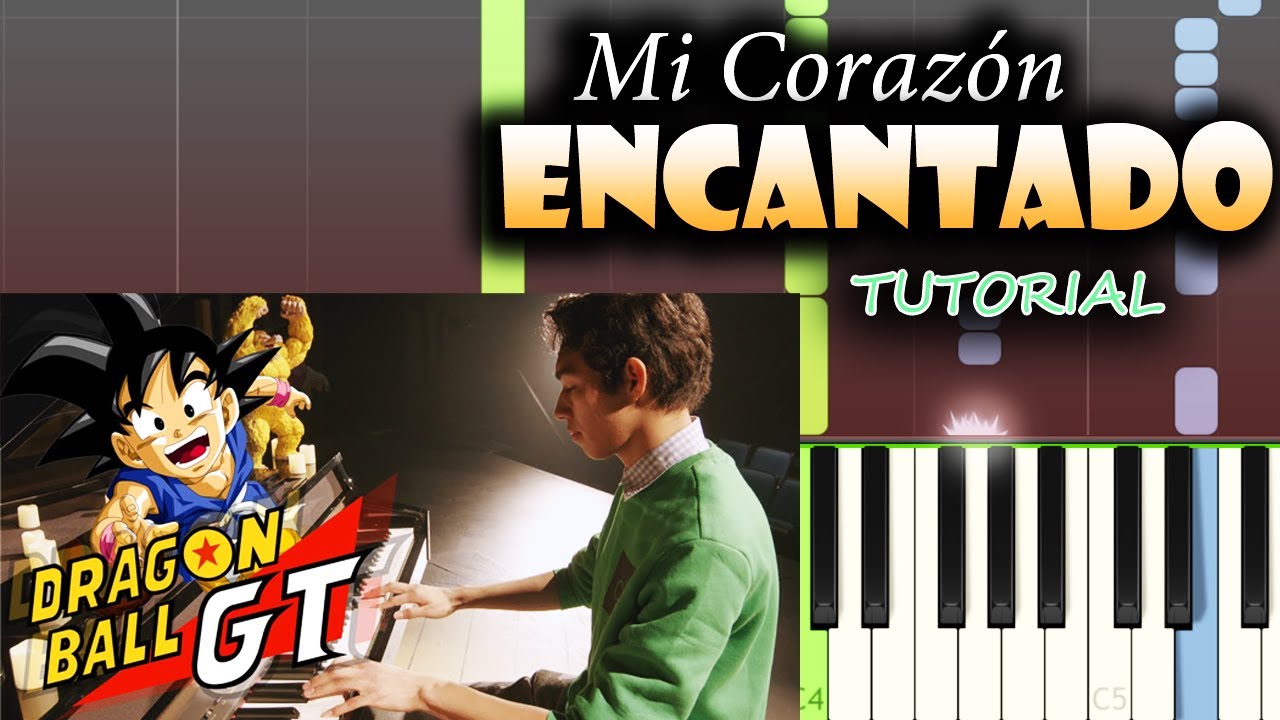 MI CORAZÓN ENCANTADO -  Fernanfloo | Piano Tutorial / Cover | Dragon Ball GT