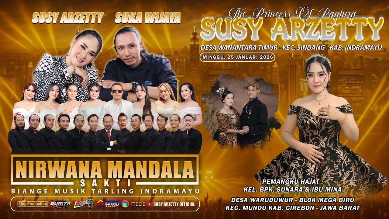 LIVE NIRWANA MANDALA SAKTI SUSY ARZETTY | MINGGU, 25 JANUARI 2026 | WARUDUWUR - CIREBON [SIANG]