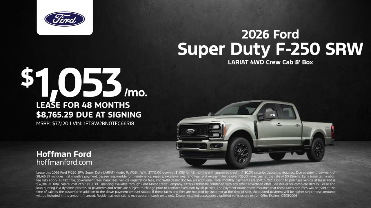 Ford Super Duty F-250 SRW 02/01/2026 6860403