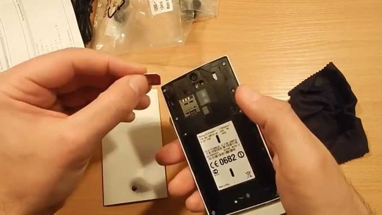 Sony XPERIA S LT26i распаковка