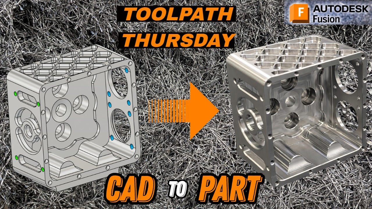 Toolpath Thursday - Machining Titanium with Autodesk Fusion Tutorial