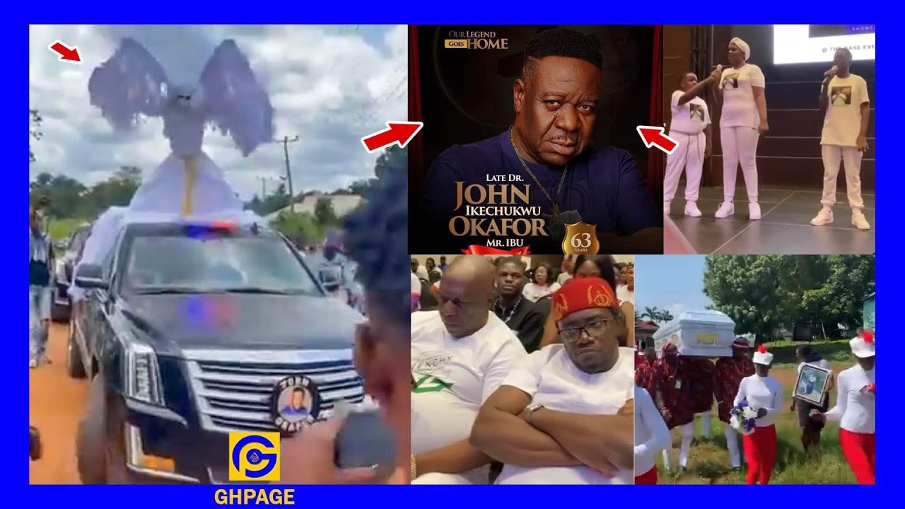 Mr Ibu's Funeral ;Nollywood stars ST0RM, White Angel appears on his Coff!n as Children dance for him