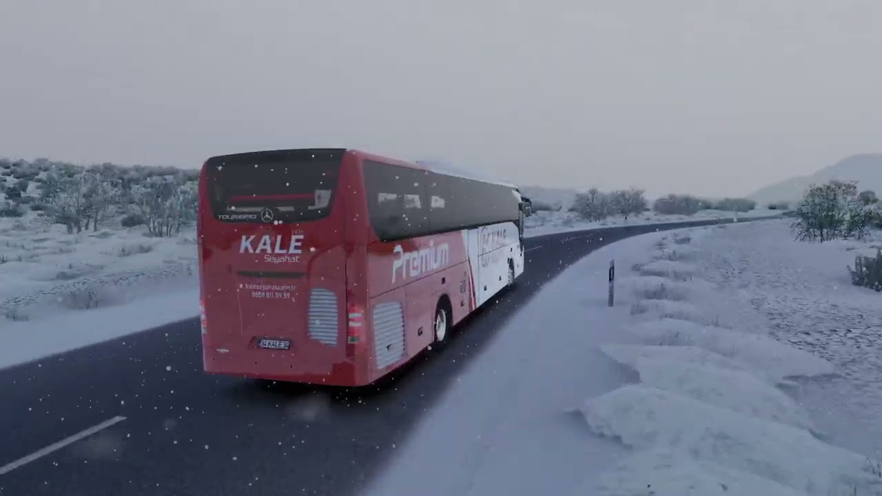 Antalya’dan Malatya’ya KARLI YOLLARDA Mercedes Tourismo | Zor Yolculuk (G29)