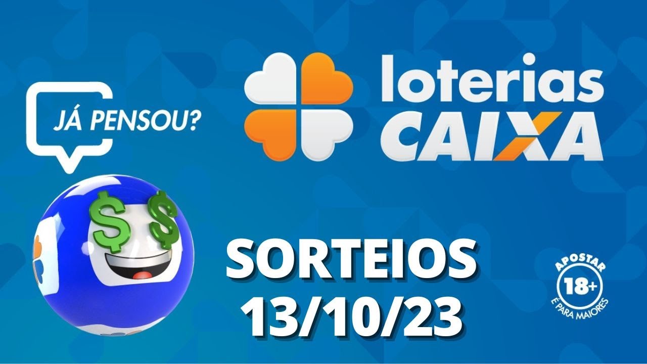 Loterias CAIXA: Quina, Dupla Sena, Lotof&aacute;cil e mais 13/10/2023