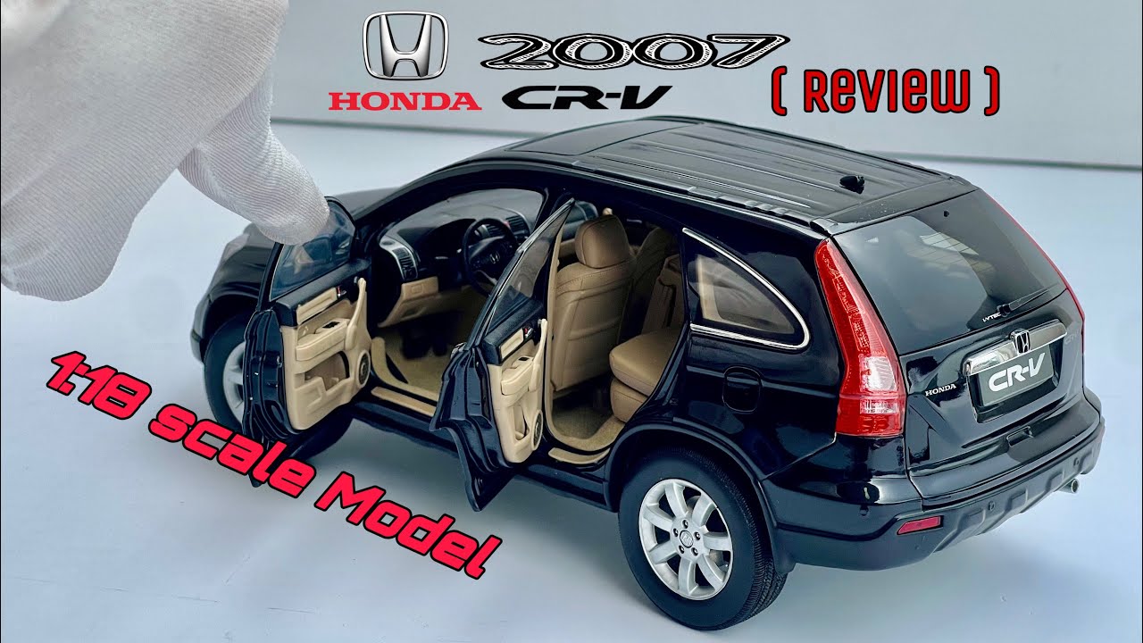 [Review] Mô Hình Xe CUV Dongfeng-Honda CR-V VTS-i 2.4 4WD (RE4) 2007 1:18 Paudi Dealer