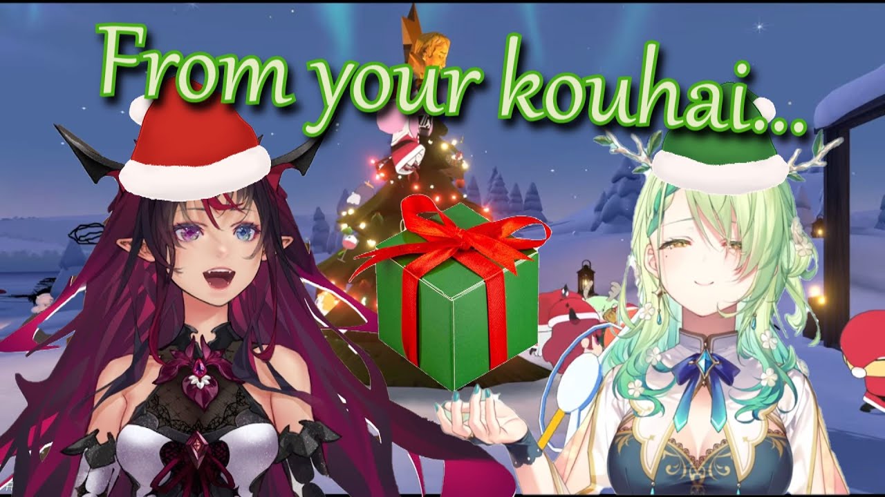 IRyS and Fauna got each other for Secret Santa