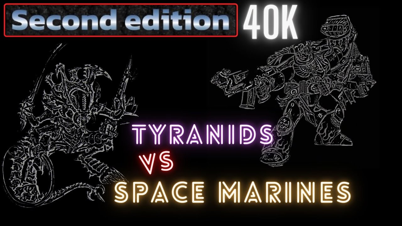 40k 2nd Ed Battle Report (12) Space Marines vs Tyranids 1500pts