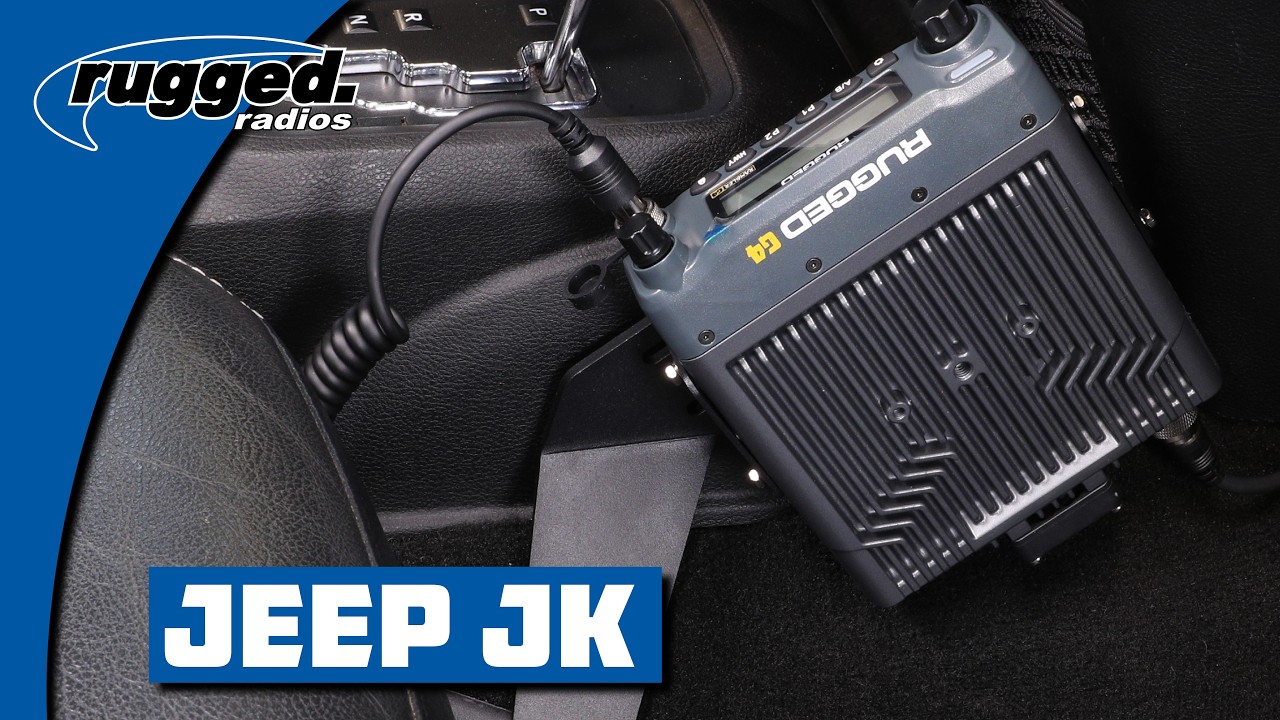 Установка прочной двусторонней радиостанции для Jeep JK