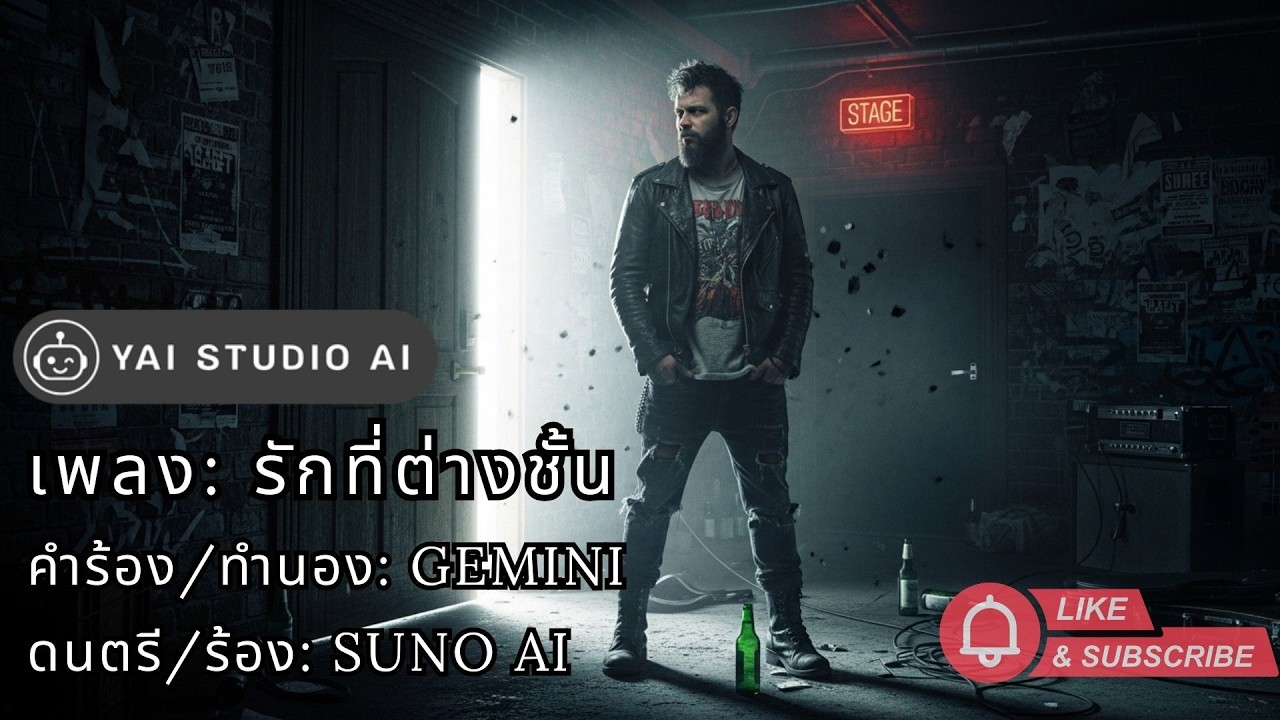 รักที่ต่างชั้น | Suno ai | Gemini by Yai Studio AI