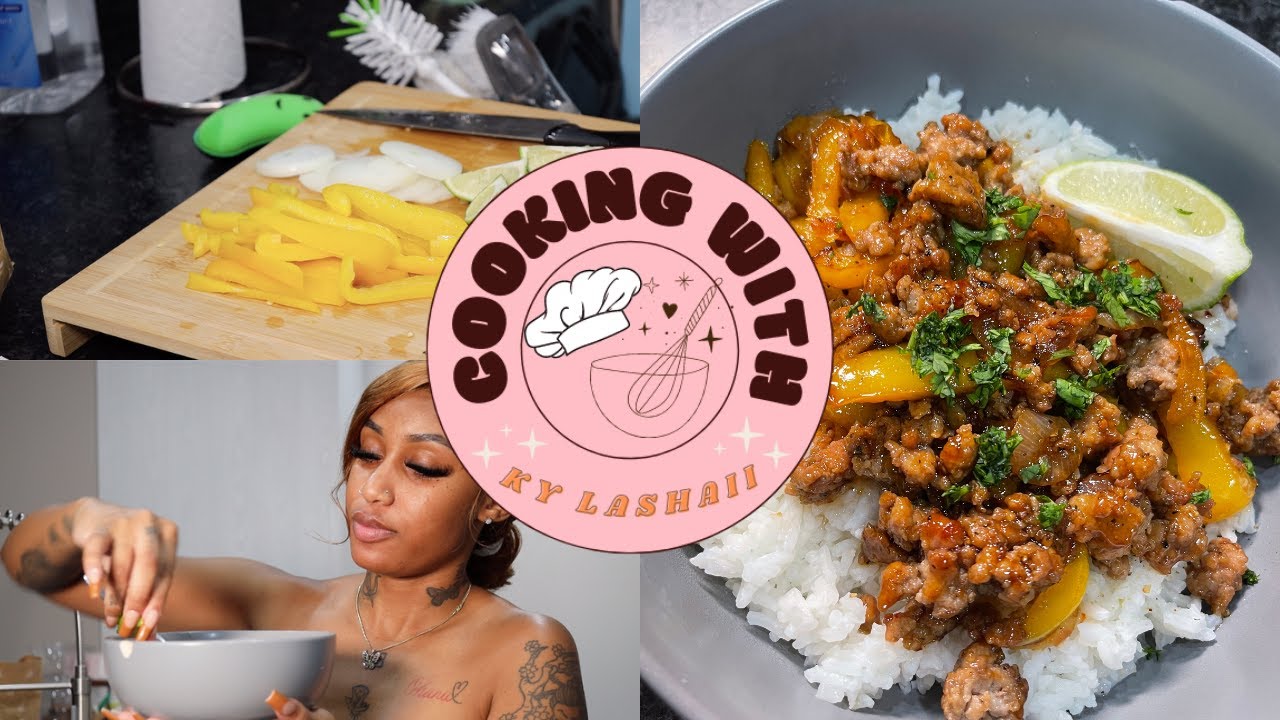 COOKING WITH KY EP 3 | SWEET CHILI PORK BOWL