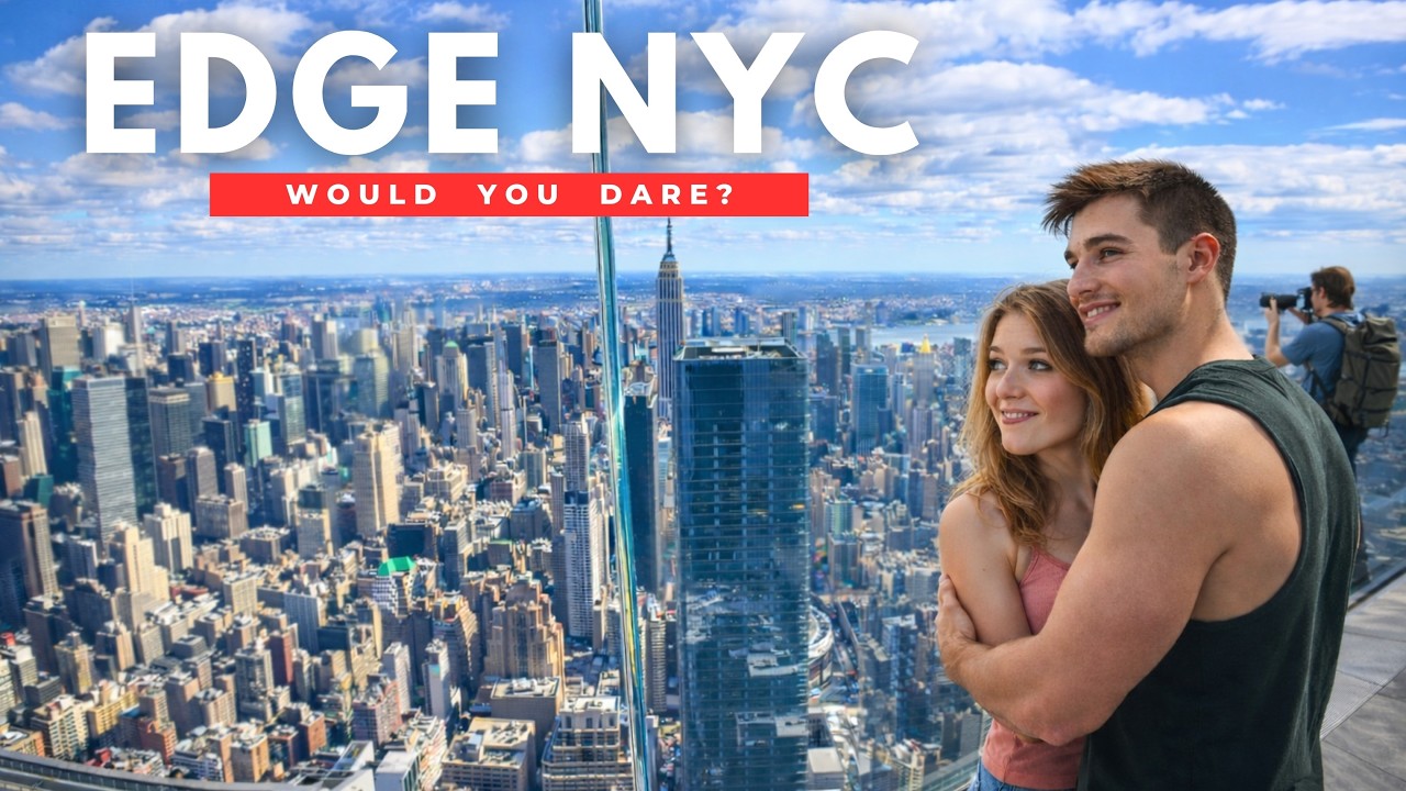 NYC Walking on Glass 1,100 Feet Above Manhattan | THE EDGE 4K