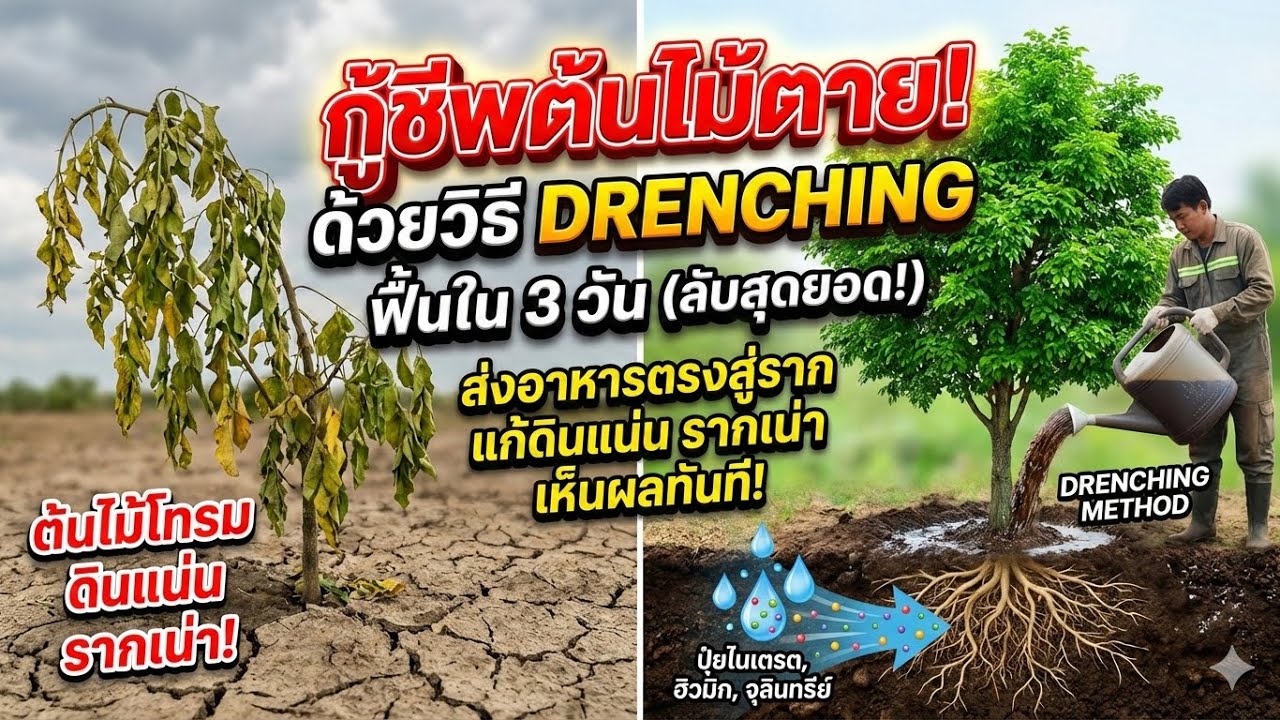 กู้ชีพต้นไม้ตาย ฟื้นใน 3 วัน