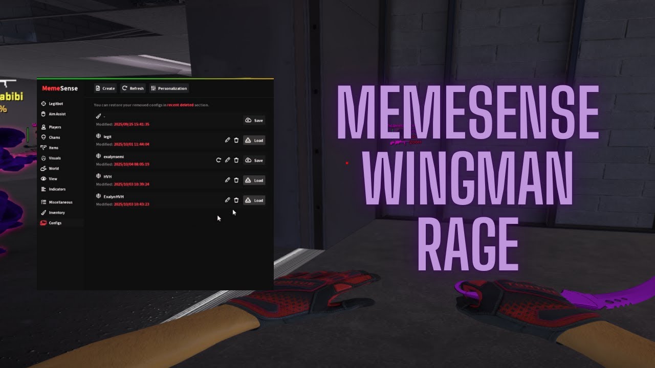 MemeSense RAGE in Wingman!