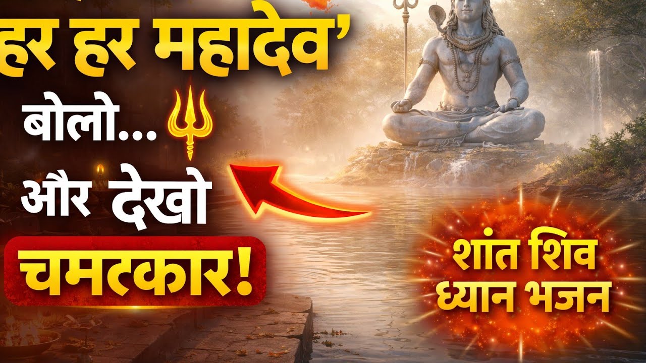 “सिर्फ एक बार ‘हर हर महादेव’ बोलो… और देखो चमत्कार! | शांत शिव ध्यान भजन”