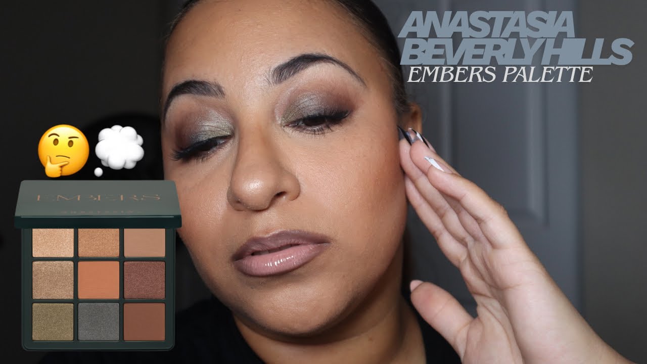 Палетка теней для век Anastasia Beverly Hills Embers | Обзор + свотчи для губ