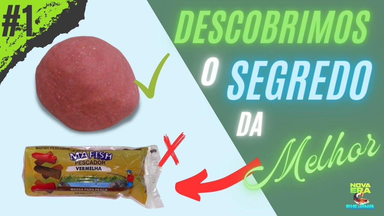 Essa massa é infalível na maioria dos pesqueiros
