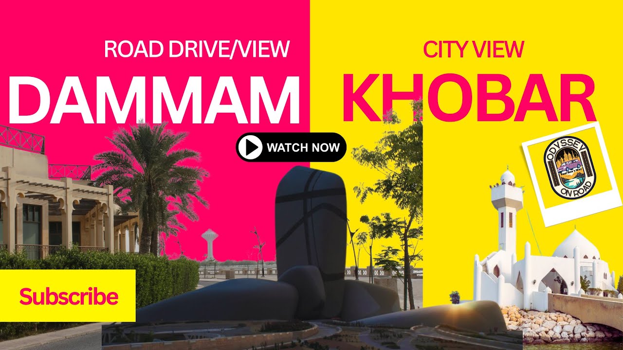 Road View/Drive: Dammam to Khobar|Saudi Arabia|4K UHD|60FPS.