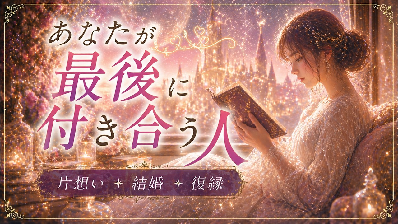 【必見❣️】あなたが最後に付き合う人💕あなたには驚きの恋の最終結末が待っていました✨一部辛口あり⚠️運勢、個人鑑定深掘りリーディング（タロット占い/片思い/結婚）