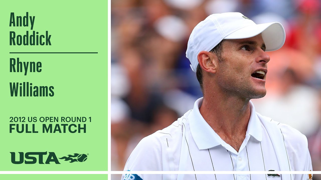 Andy Roddick vs. Rhyne Williams Full Match | 2012 US Open Round 1