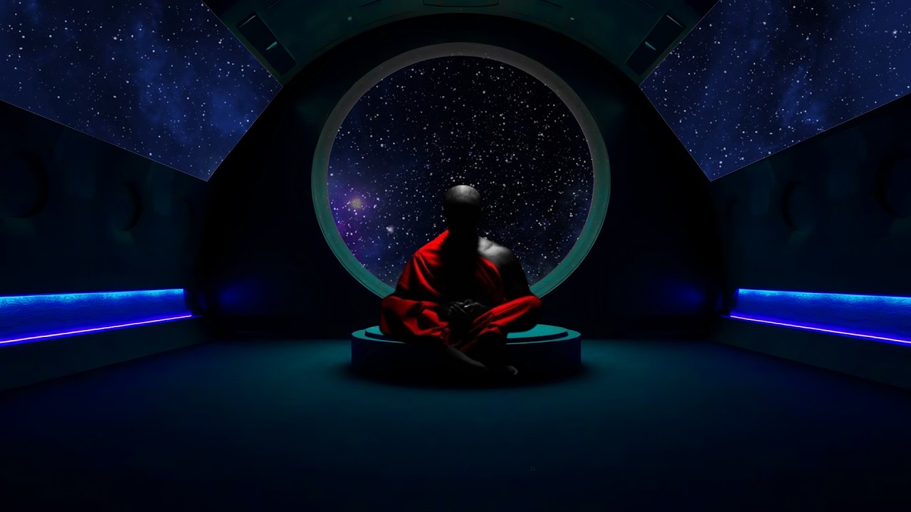 Starship Meditation Chamber | Space Sounds White Noise Ambience | 4 Hours