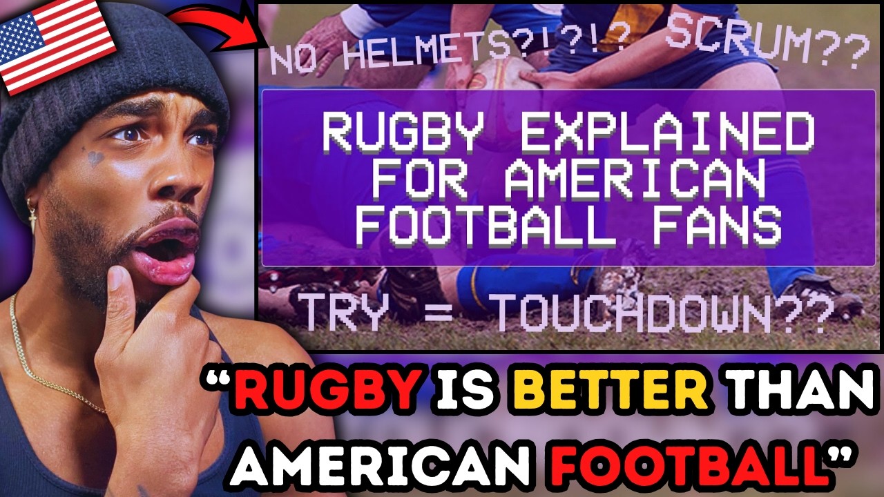 American Reacts to Rugby Explained for American Football Fans