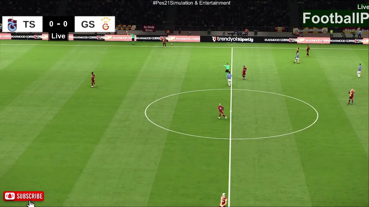 🔴 CANLI: Trabzonspor vs Galatasaray Ma&ccedil;ı | Trendyol S&uuml;per Lig 2026/2027 | PES 2021 Ma&ccedil; Sim&uuml;lasyonu