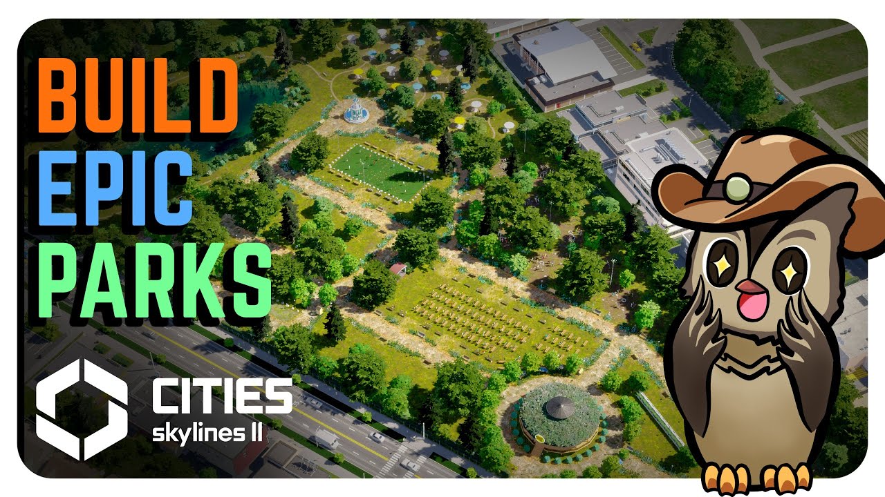 Master the Art of Making FUNCTIONAL CUSTOM PARKS in Cities Skylines 2!