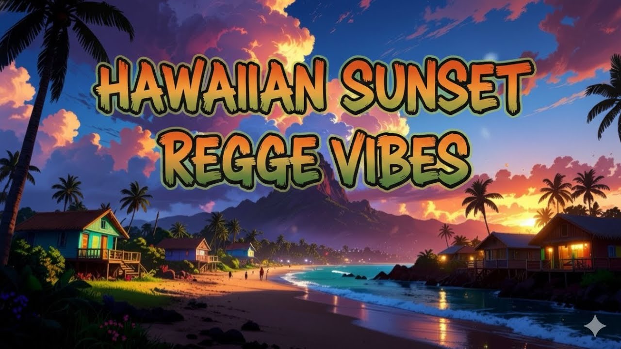 【BGM】Hawaiian Sunset Reggae Vibes【chill】Relax / Study / Work / 集中 / チルタイム / 読書 /夕暮れ / Evening / 黄昏
