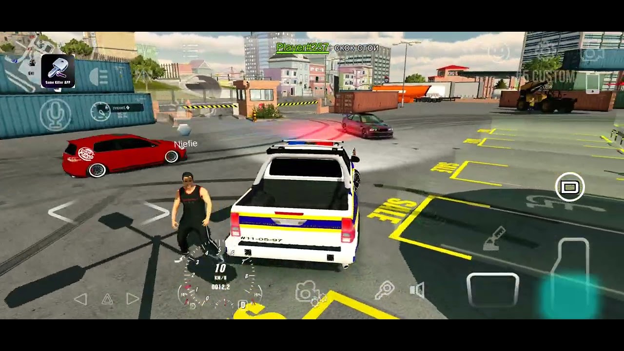 Online gameplay, car parking multi-player south Africa cop car