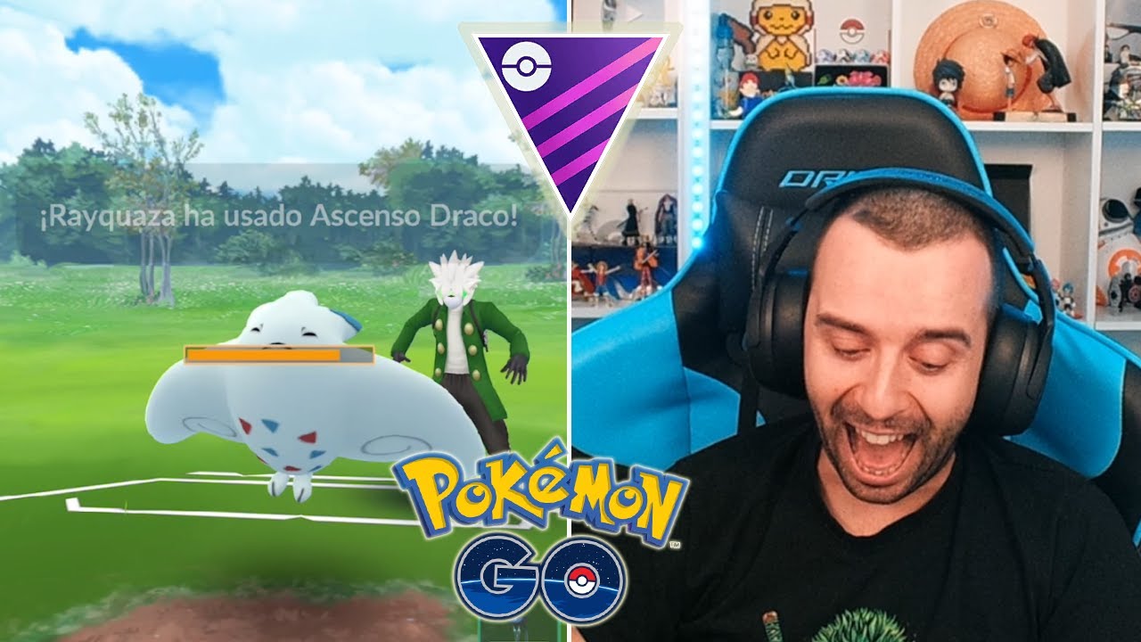 RAYQUAZA CON ASCENSO DRACO GANA A TODOS!! LIGAS MASTER [POKÉMON GO-DAVIDPETIT]