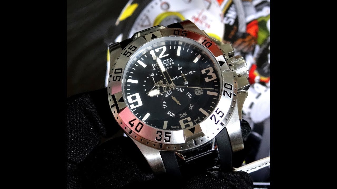 Reseña Reloj Invicta Reserve Excursion Diver 200 Metros. Modelo 18202