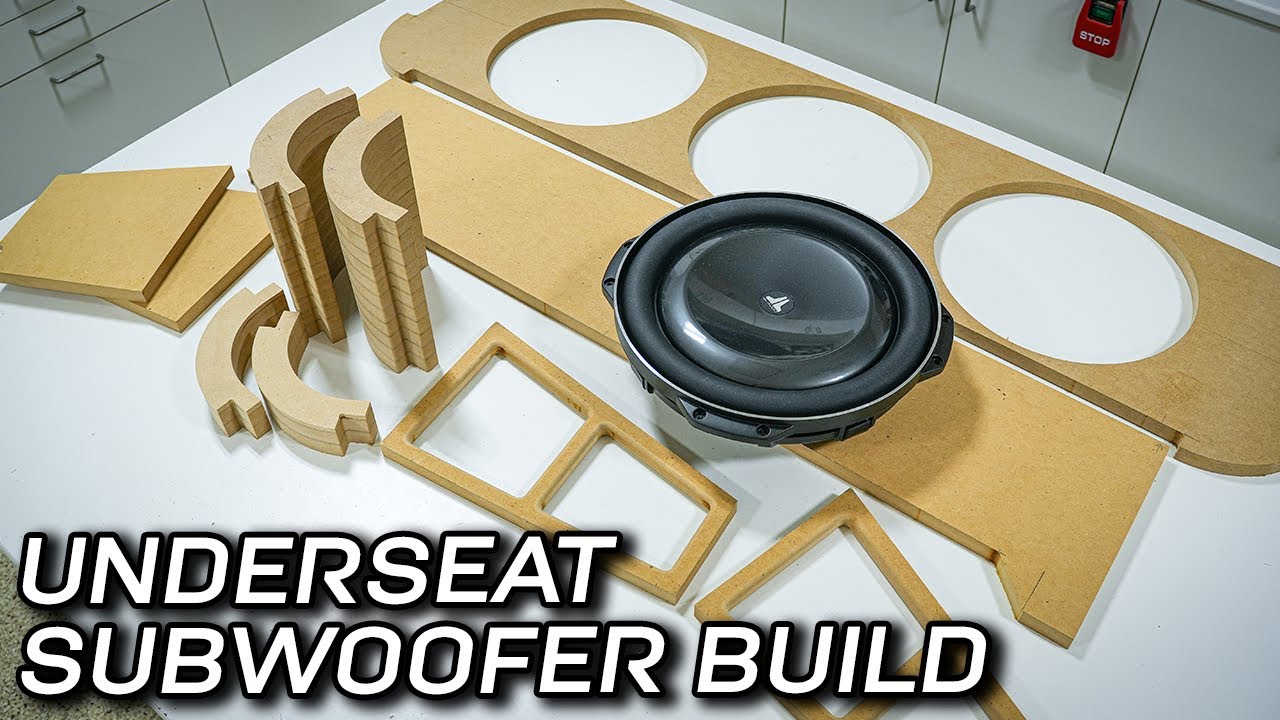 Building an Underseat Subwoofer Box - Woodworking and Details