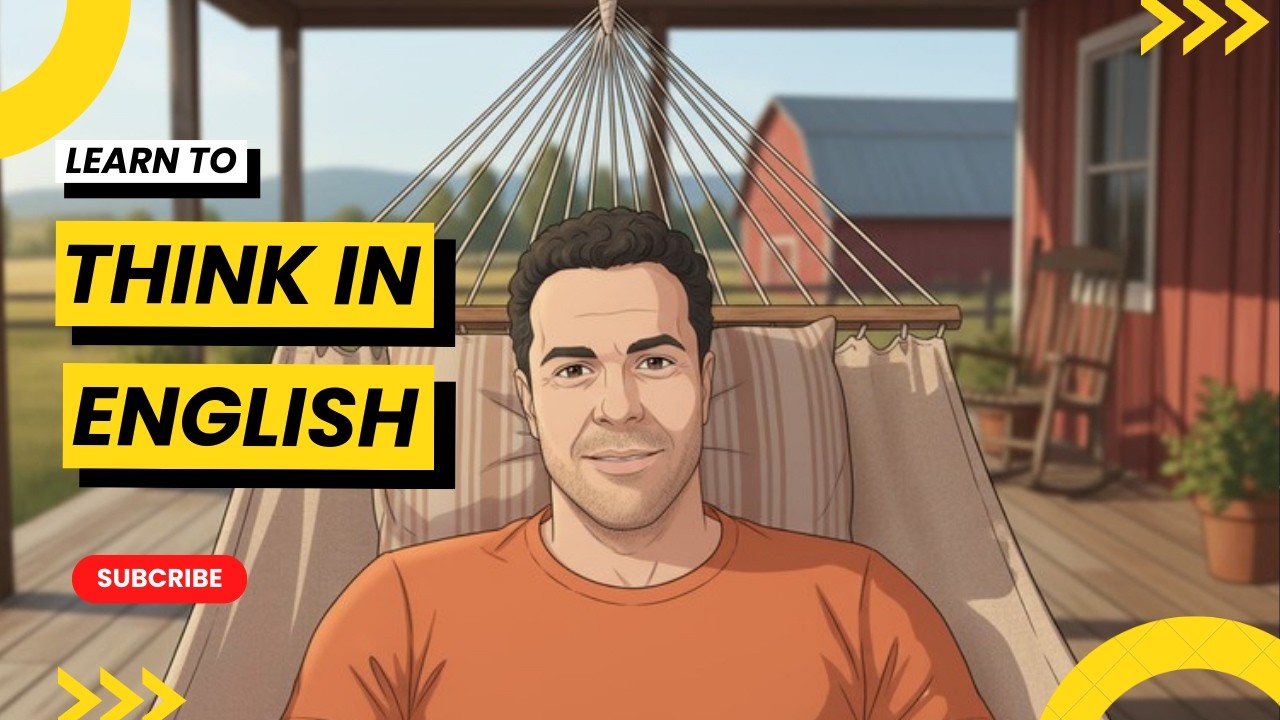 LEARN TO THINK IN ENGLISH - #easyenglish #englishlistening #englishlisteningpractice #english