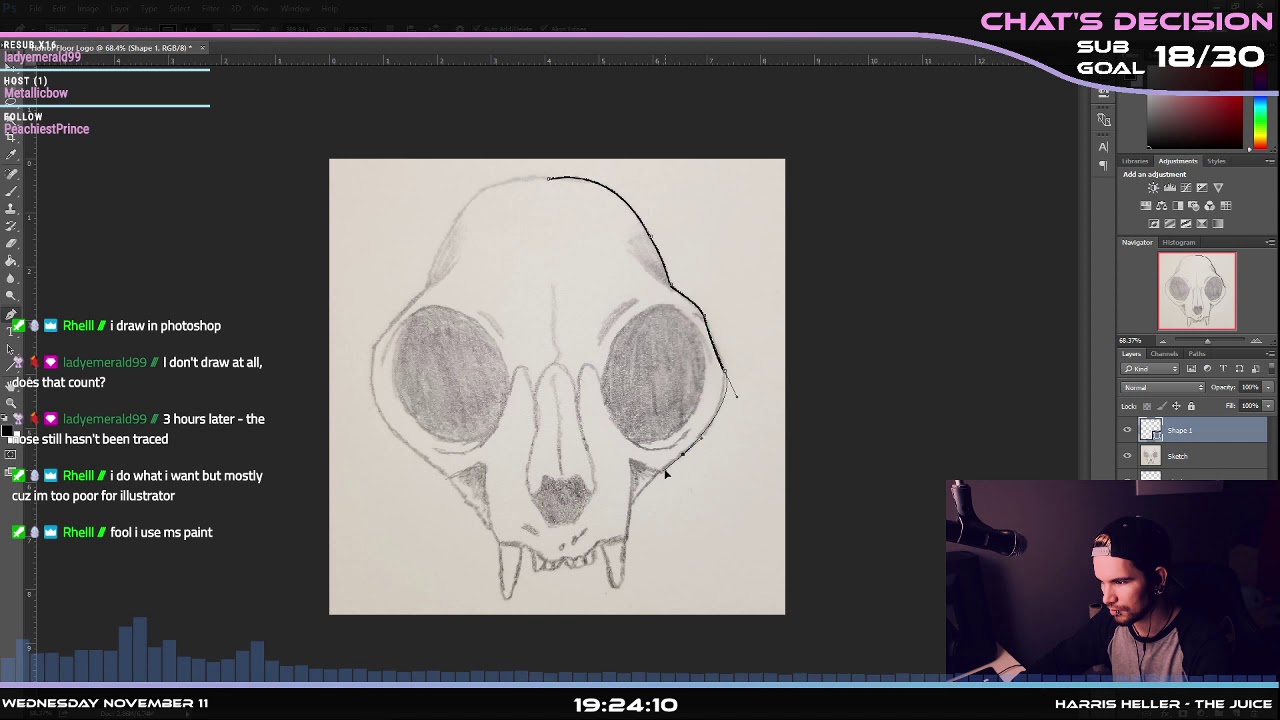 Designing A Logo For Horror YouTube Channel! - 11/11/20 - Trash_Mouse__