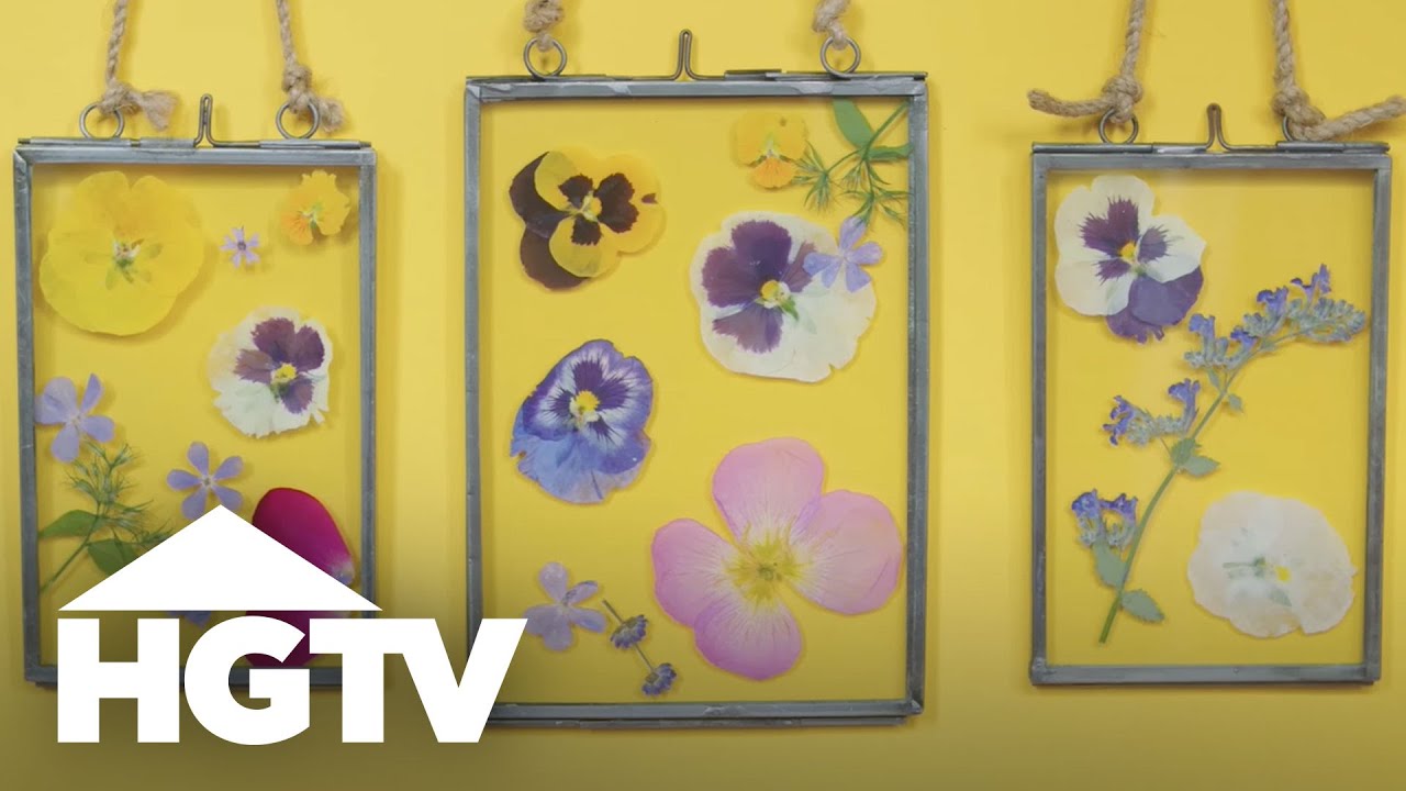 Way to Grow: How to Make a DIY Flower Press | HGTV