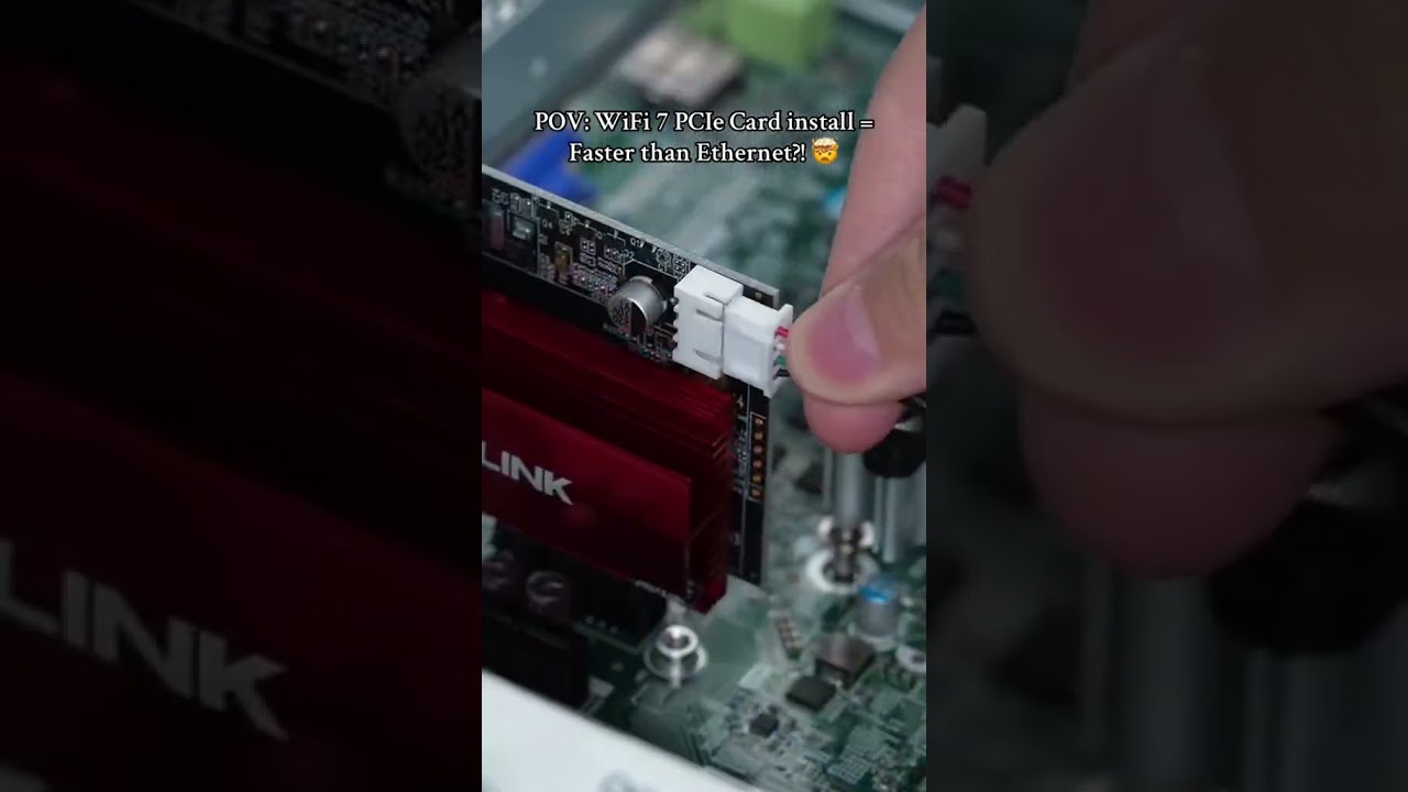 WiFi 7 PCIe Card install = Faster than Ethernet?! 🤯