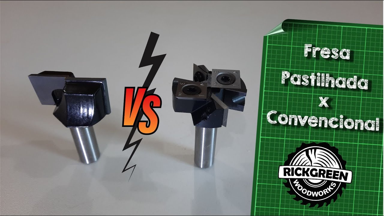 Fresa Pastilhada vs Fresa Convencional