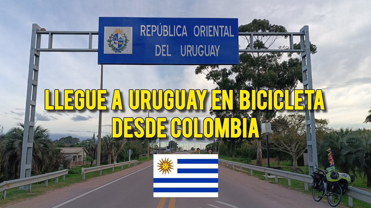 Frontera entre URUGUAY y BRASIL en bicicleta, ciudad de Chui