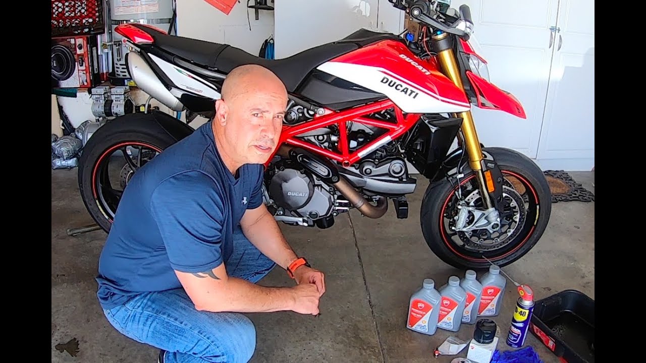 My Ducati Hypermotard Oil Change